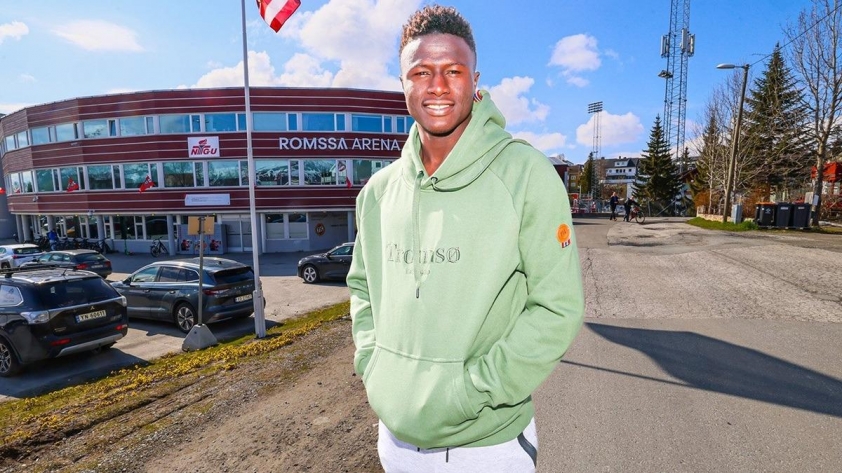 Cả MU và Chelsea đều đang đặt sự quan tâm đến Abubacarr Sedi Kinteh của Tromso. (Ảnh: Goal)