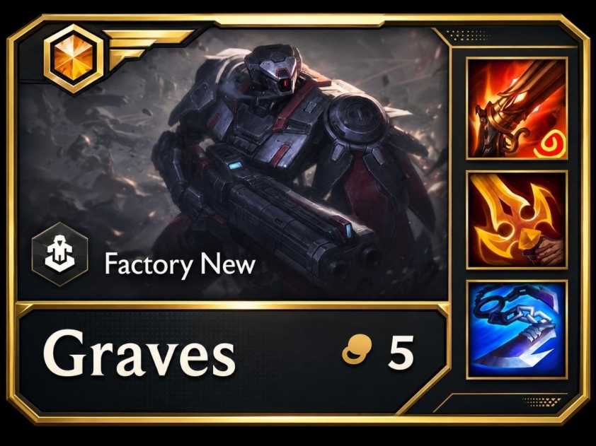 Cách chơi đội hình Graves 'Exodia' - tướng 5 tiền cực khỏe mùa 17 - ĐTCL mùa 17 844087