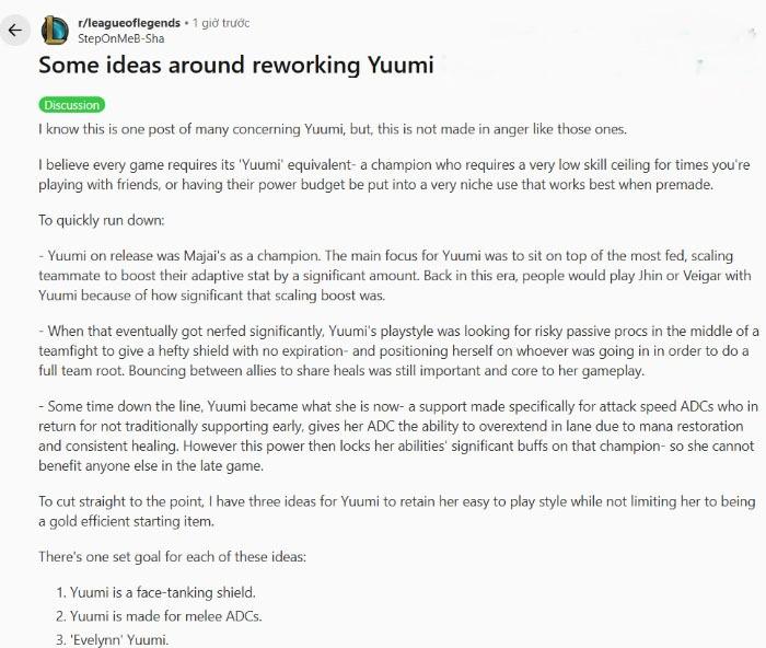 Game thủ LMHT đề xuất 3 hướng làm lại Yuumi: 'Cô Mèo Ma Thuật' liệu có thoát kiếp tướng bị ghét nhất? 861434