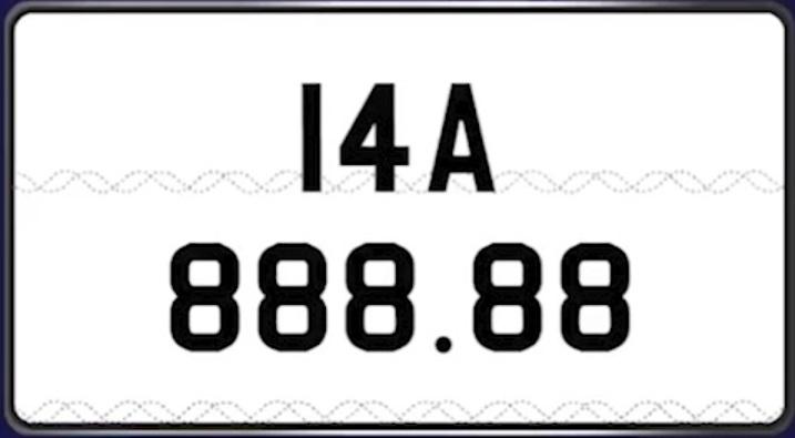 Biển số ngũ quý 8 của Quảng Ninh đấu giá lại với mức trúng cao kỷ lục 436424