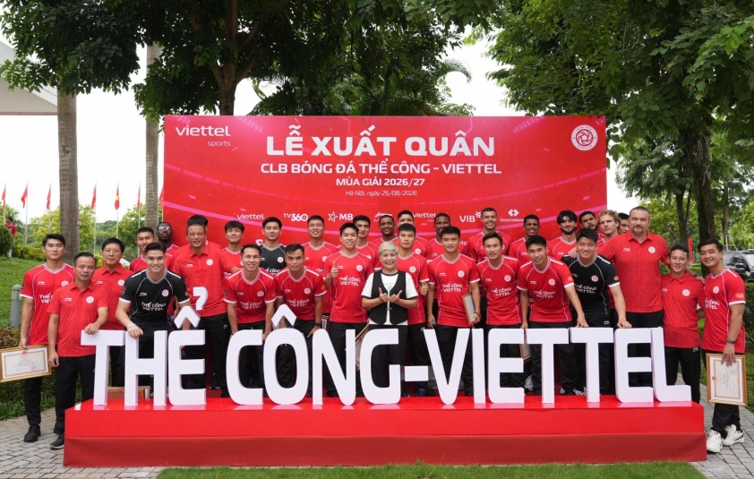 ĐỘI HÌNH THỂ CÔNG - VIETTEL MÙA GIẢI 2026/27: SẴN SÀNG CHINH PHỤC V.LEAGUE VÀ AFC CHAMPIONS LEAGUE TWO
