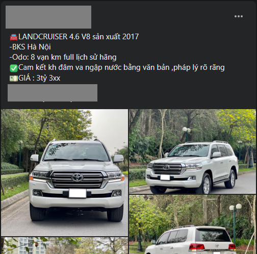 Ngỡ ngàng giá chào bán của Toyota Land Cruiser cũ sau 7 năm lăn bánh 433194