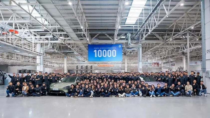'Gã khổng lồ' công nghệ Xiaomi xuất xưởng chiếc xe điện SU7 thứ 10.000 chỉ sau 1 tháng 456273