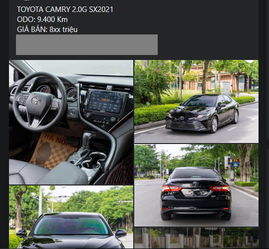 toyota camry 2021