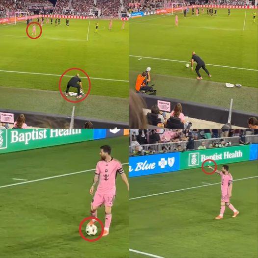 Fans admired Messi when reacting to bodyguard 457383's actions