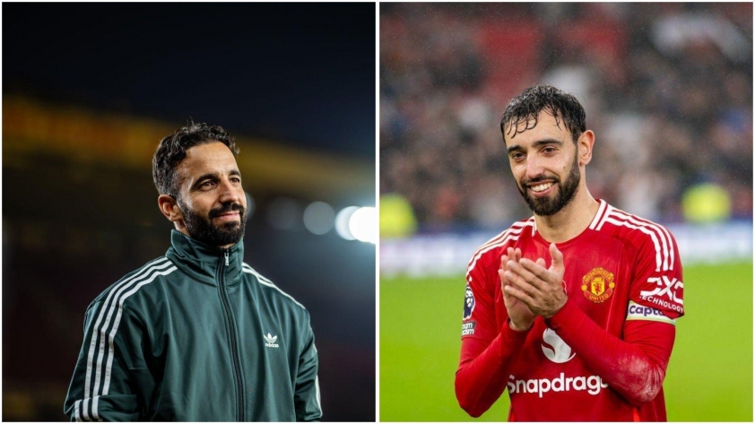 Bruno Fernandes trở lại Man Utd, sẵn sàng cho màn ra mắt của HLV Ruben Amorim