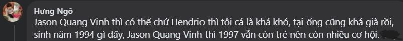 CĐM đánh giá việc Hendrio có thể lên ĐT Việt Nam 581522