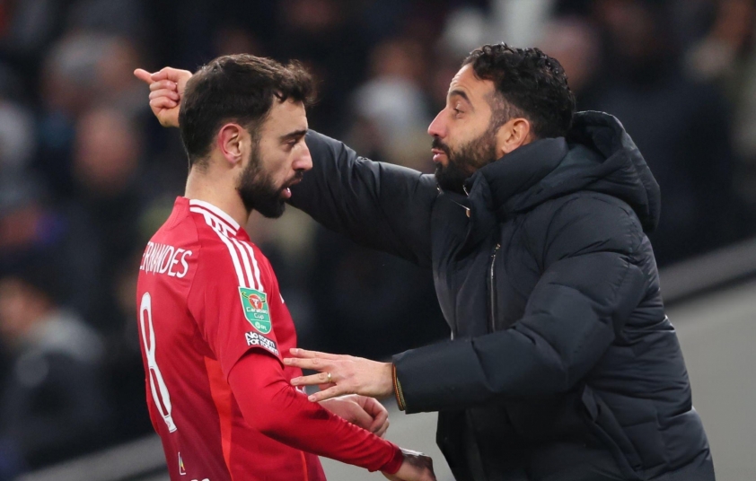 Bruno Fernandes tiết lộ điều đáng buồn về Amorim tại MU 603302