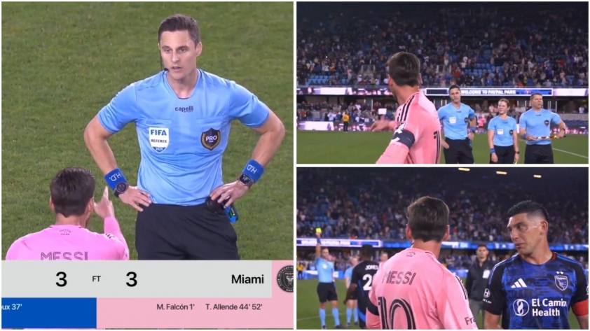 Messi liên tục thách thức trọng tài, nhận cái kết cực đắng 635079