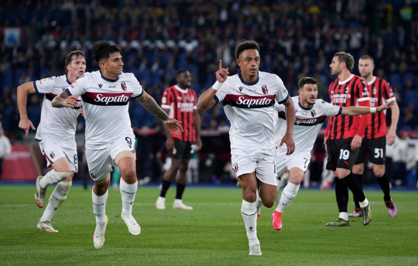 Thắng tối thiểu, Bologna hạ Milan vô địch Coppa Italia 634879