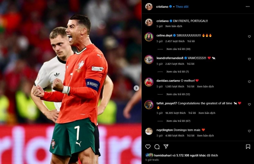 Ronaldo gửi thông điệp 3 từ sau khi giúp Bồ Đào Nha vào chung kết 645048
