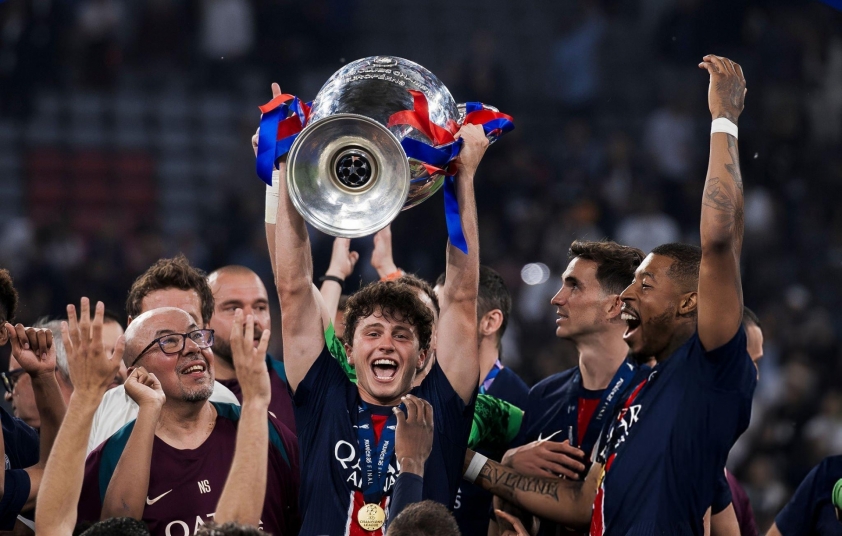 Joao Neves góp công lớn giúp PSG chinh phục cú ăn ba