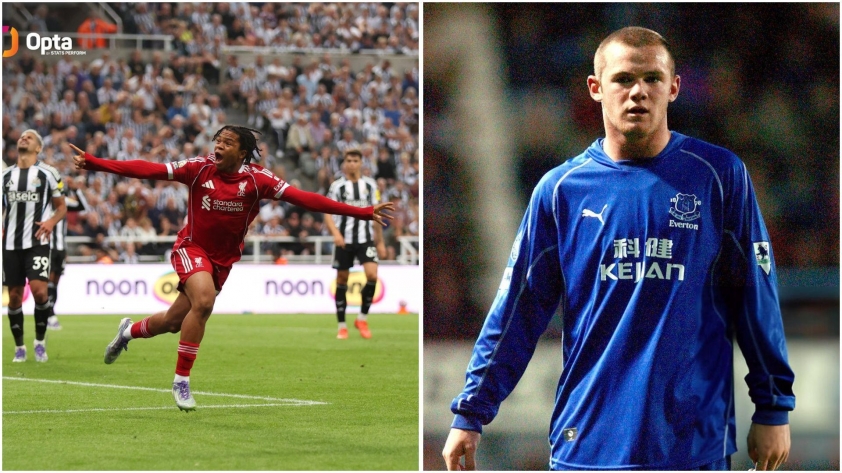 Thần đồng 2k8 của Liverpool đạt cột mốc ngang ngửa Wayne Rooney 691967
