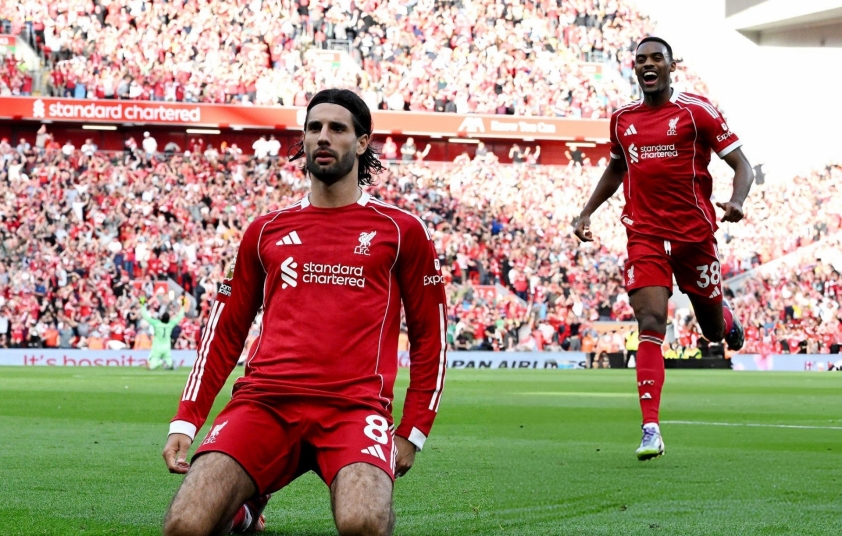 "Nhìn lại màn khởi đầu hoàn hảo của Liverpool trước FIFA" 6 dominik-szoboszlai-bung-no-liverpool