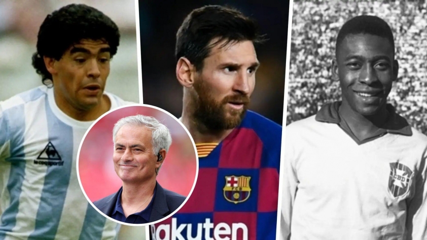 Gạt bỏ Ronaldo, Mourinho nêu tên 3 cầu thủ vĩ đại nhất 700402