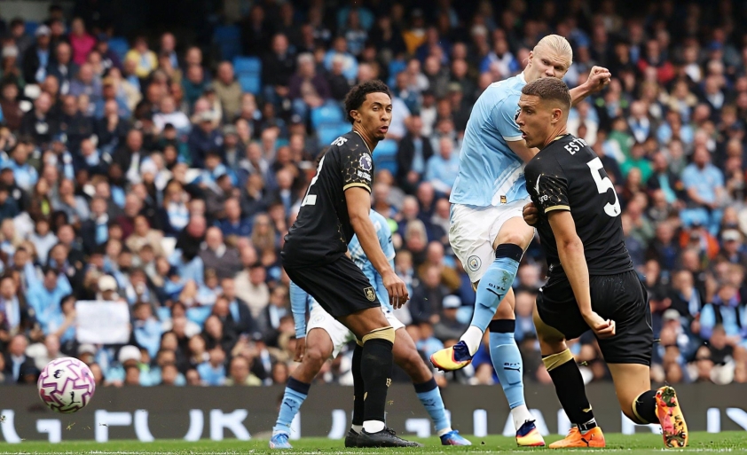 Haaland lập cú đúp, Man City dễ dàng hạ gục Burnley 7 Trực tiếp Man City 3-1 Burnley: Cách biệt nhân đôi 712318