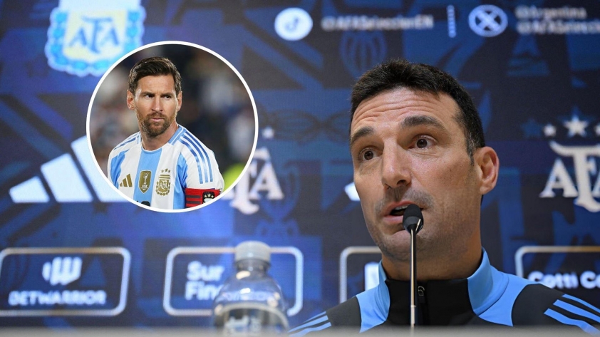 HLV Scaloni bỏ ngỏ khả năng Messi thi đấu cho Argentina 718127