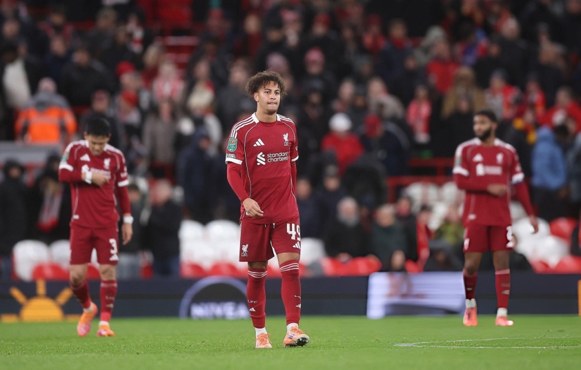Thua trắng 0-3, Liverpool bị loại khỏi Carabao Cup 730983