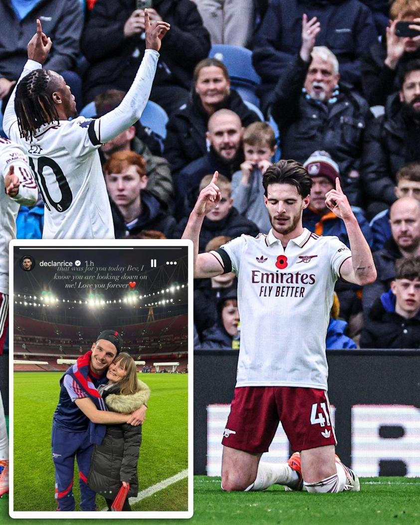 "Declan Rice chia sẻ cảm xúc ngập tràn sau bàn thắng cho Arsenal" 4 Declan Rice gửi thông điệp nghẹn ngào sau bàn thắng cho Arsenal 733152