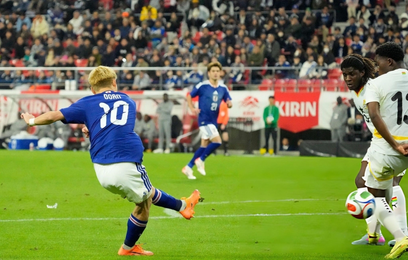 Nhật Bản thăng hoa, dễ dàng đánh bại Ghana trong trận giao hữu 5 Trực tiếp Nhật Bản 2-0 Ghana: Cách biệt nhân đôi 741497
