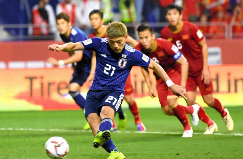 "Sao từng 'xé lưới' ĐT Việt Nam vui mừng sau thắng lợi trước Ghana" 5 Ritsu Doan từng ghi bàn vào lưới ĐT Việt Nam tại tứ kết Asian Cup 2019