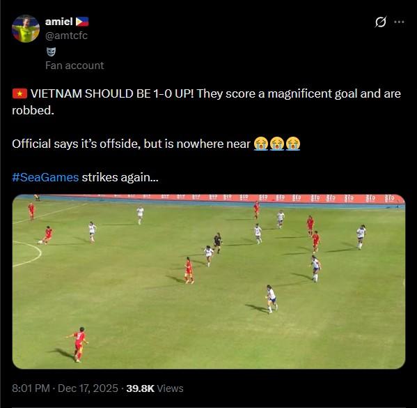 CĐV Philippines: 'Việt Nam đáng ra phải thắng 1-0 với một siêu phẩm' 762900