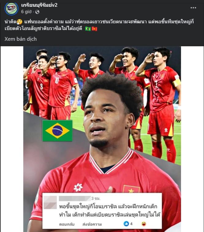 CĐV Thái Lan: 'Việt Nam sắp đi World Cup, còn chúng ta vẫn ở ao làng' 778060