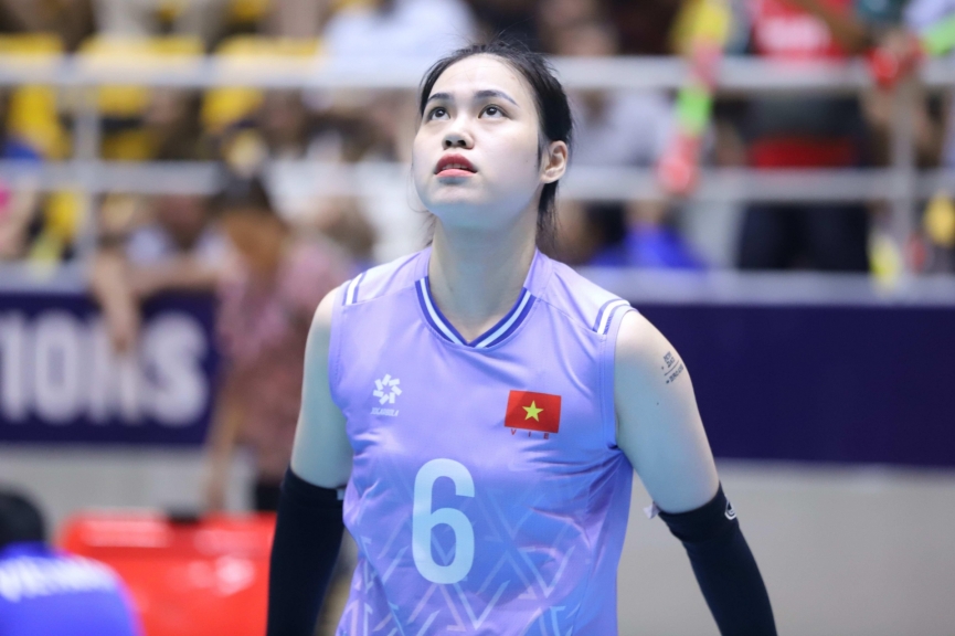 Bộ đôi tuyển thủ bóng chuyền nữ Việt Nam thả dáng cực xinh tại Thượng Hải 666594