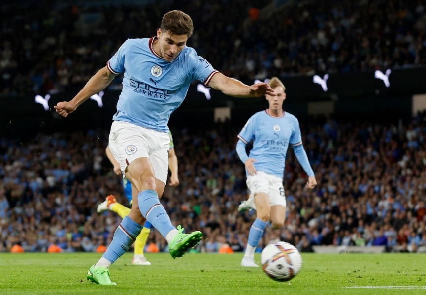 Haaland đẳng cấp ngút ngàn, Man City 'đè bẹp' Nottingham Forest với tỷ số của 1 set tennis 180797