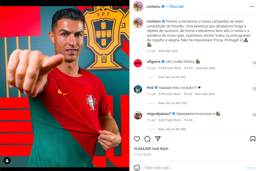 Ronaldo khiến toàn dân Bồ Đào Nha 'dậy sóng' tại World Cup 2022 222424