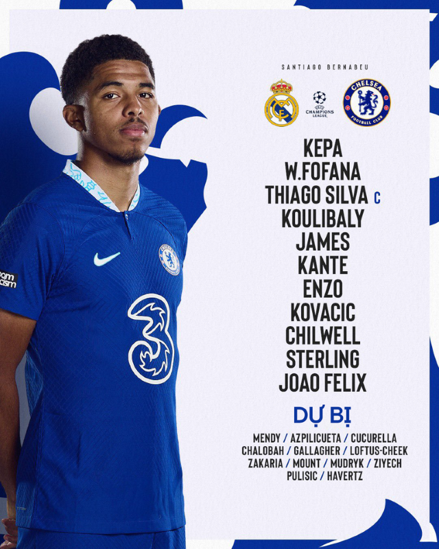 Trực tiếp Real Madrid vs Chelsea, 2h00 hôm nay 12/4: Đã có đội hình xuất phát 268477