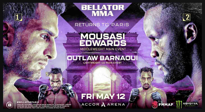 Sự kiện võ thuật Bellator 296: Rực rỡ ở Paris, 17 màn kịch chiến cân tài 279152