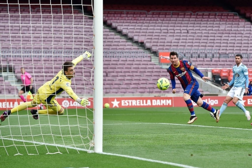 Barca 1-1 Celta Vigo langsung: Mina menyamakan kedudukan-45417