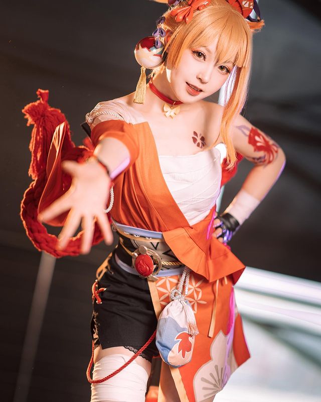 Yoimiya cosplay 'chất lừ' từ hot girl Trung Quốc 102367