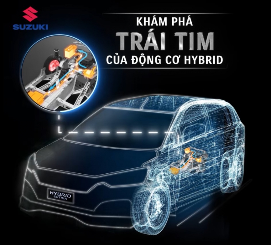 Suzuki Ertiga Hybrid tiếp tục 'nhá hàng', bật mí cụm pin trên xe, tiết kiếm xăng tới 20% 188674