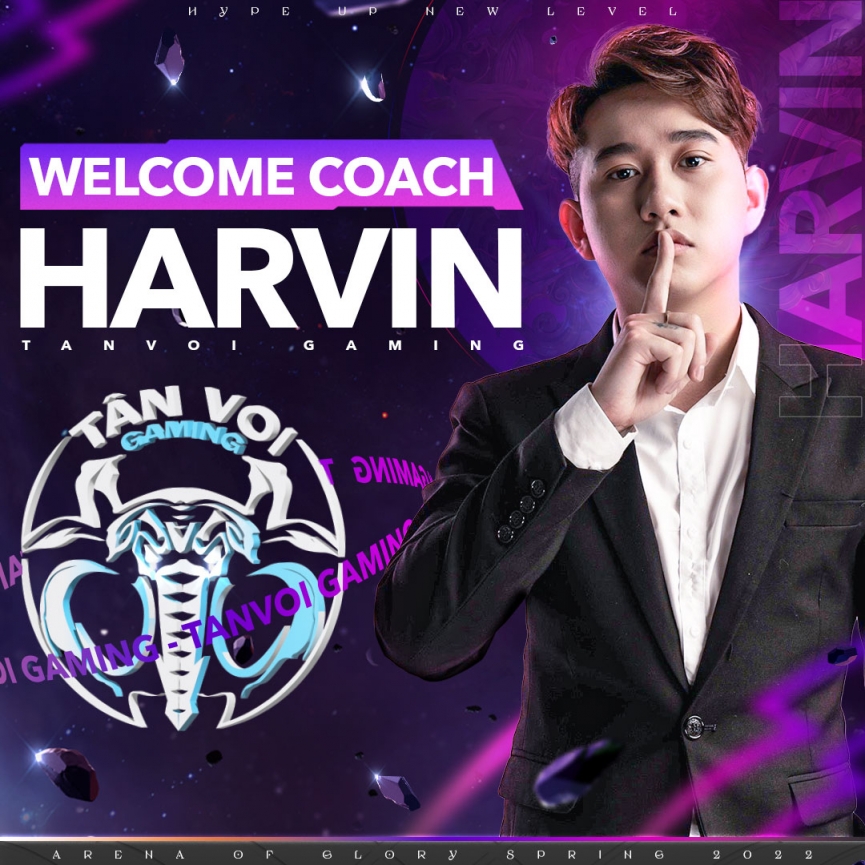 Harvin sẽ trở thành HLV trưởng của Tân Voi Gaming