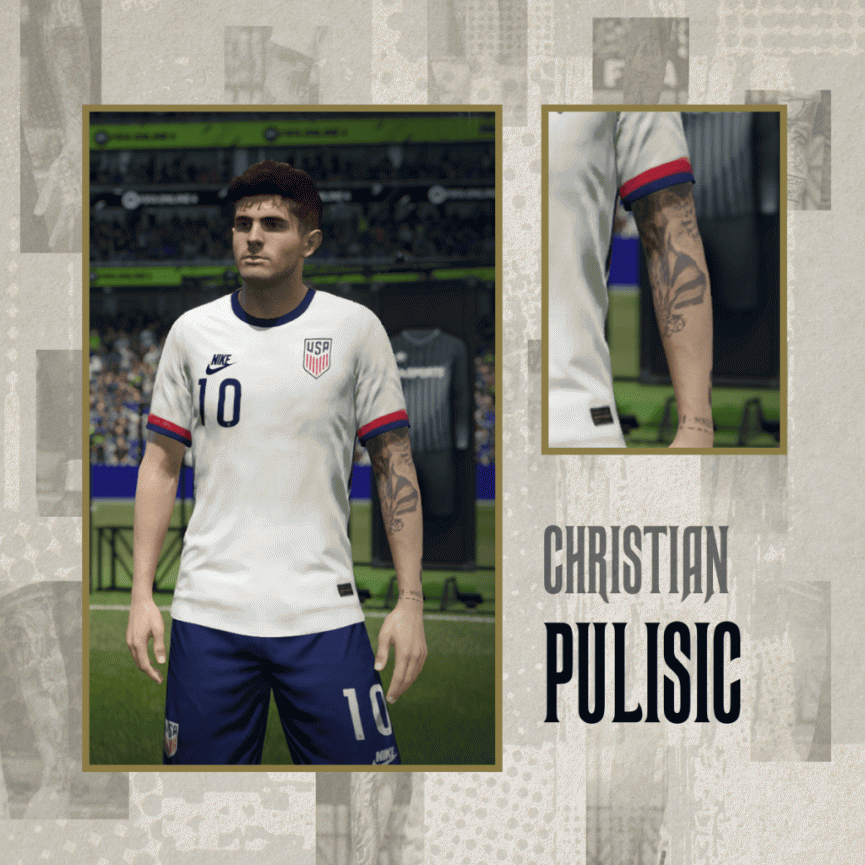 FIFA Online 4 cập nhật hình xăm cho 23 cầu thủ trong game 125090