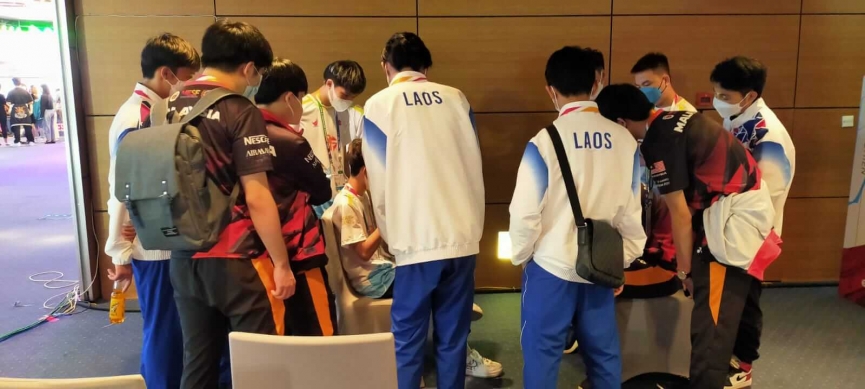 Các vận động viên eSports tập trung tại Hà Nội trước thềm SEA Games 31 136119