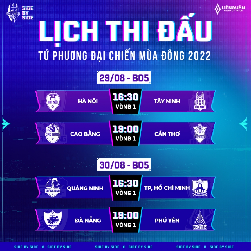 Lịch thi đấu Tứ Phương Đại Chiến Mùa Đông 2022 mới nhất 179733