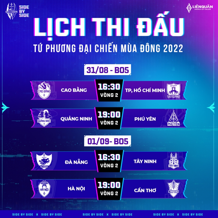 Lịch thi đấu Tứ Phương Đại Chiến Mùa Đông 2022 mới nhất 179734