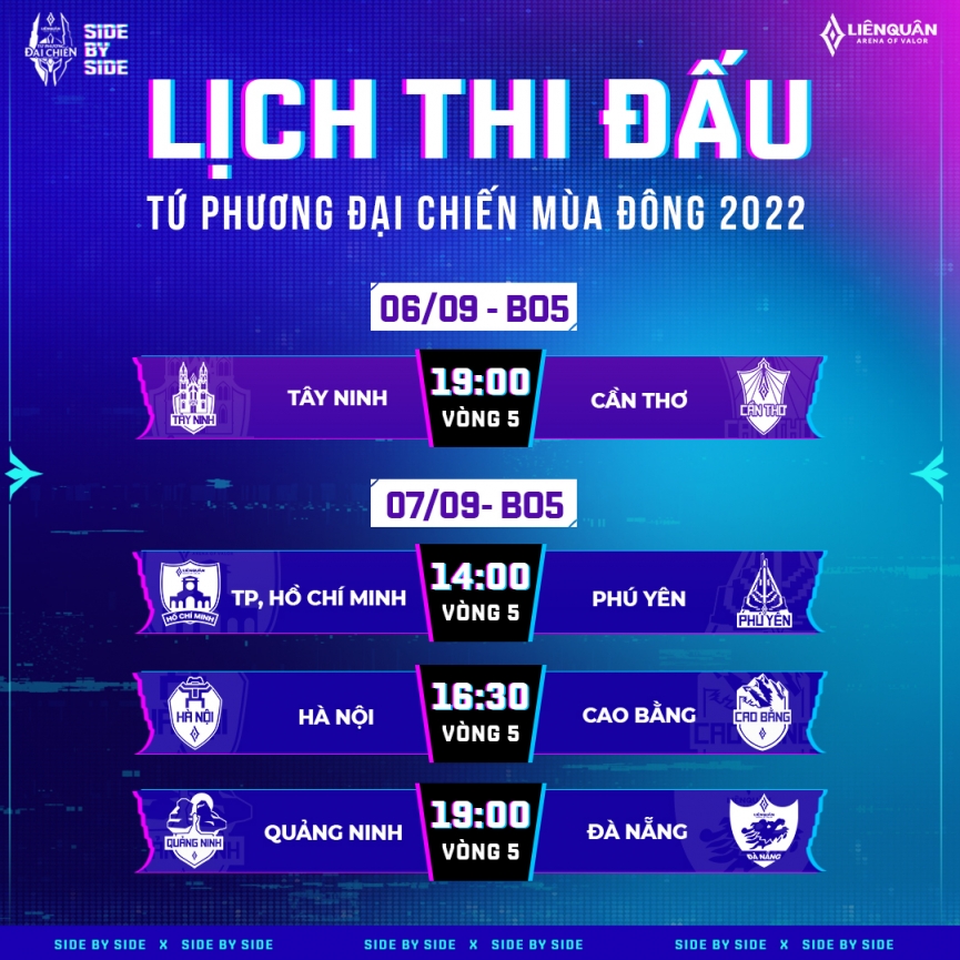 Lịch thi đấu Tứ Phương Đại Chiến Mùa Đông 2022 mới nhất 179737