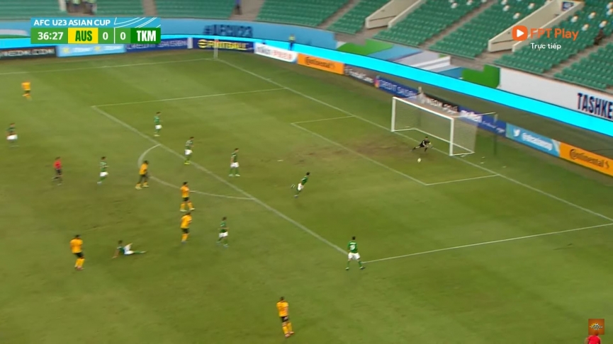 Trực tiếp U23 Australia 0-0 U23 Turkmenistan: Tấn công bế tắc 147771