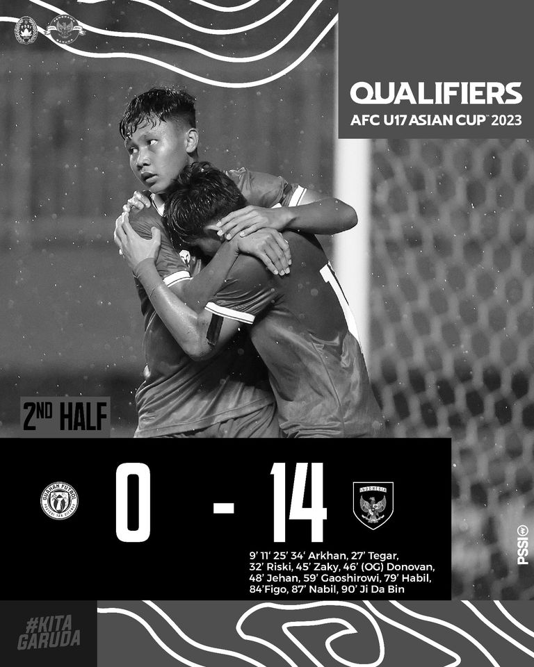 Nén đau thương, Indonesia hủy diệt đội 'nhược tiểu' 14-0 ở giải châu Á 196828