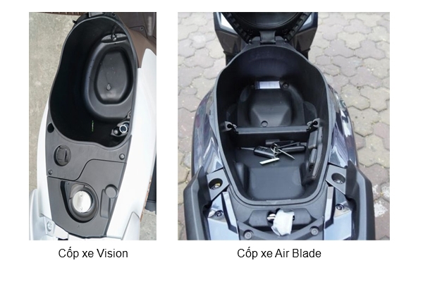 Air Blade và Vision