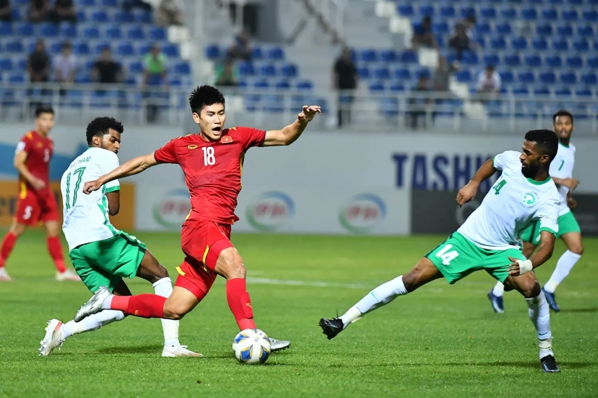 Trực tiếp <mark>U23</mark> Ʋι̇ệt Naɱ 0-2 U23 Ả Rập Xê Út: Thẻ đỏ cho Việt Nam 148000