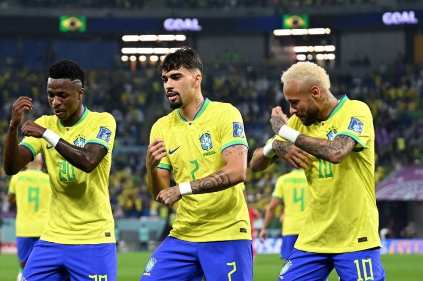 Brazil đã nã vào lưới Hàn Quốc 4 bàn trong hiệp 1.