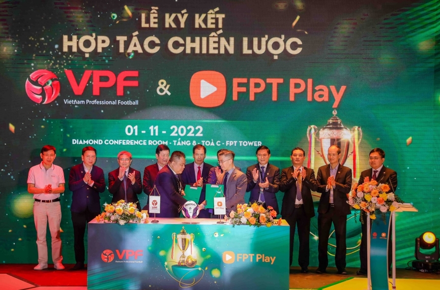 FPT Play sở hữu bản quyền truyền hình V-League 2023-2027 212251