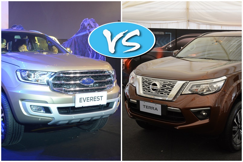 So sánh Nissan Terra 2021 và Ford Everest 2021