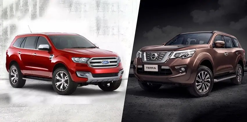 So sánh Nissan Terra 2021 và Ford Everest 2021: SUV 7 chỗ giá từ 1 tỷ đồng