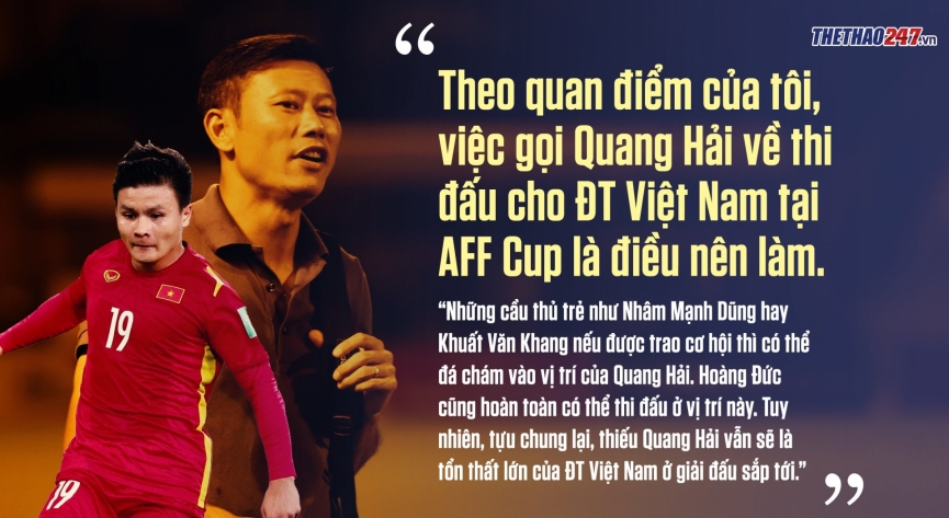HLV Thạch Bảo Khanh: 'Gọi Quang Hải về đá AFF Cup là điều nên làm' 191306